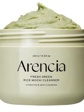 NEW Arencia Fresh Green Rice Mochi Cleanser in Box Made in Korea 120g / 4.23 oz